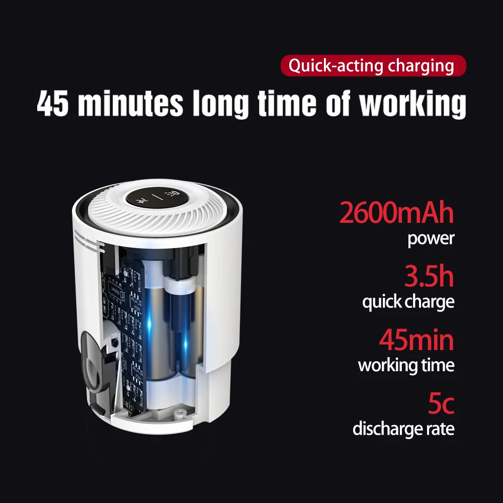 Dibea Fc20 Mop Cleaner Wireless Portable 200w Rechargeable Long