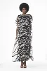 Zebra - black and white sequin
