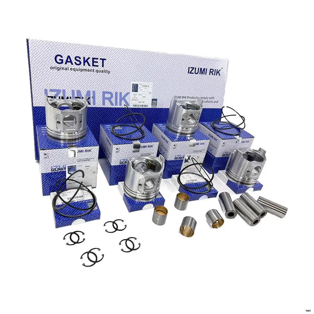 Diesel Engine Parts IZUMI RIK 4TNC88 Piston & Piston Ring Set for Yanmar