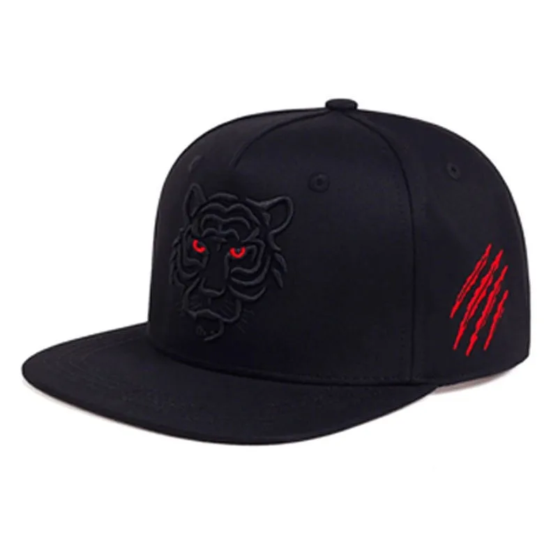 Original Custom Embroidered Tiger Logo Structured Baseball Cap Gorra Casquette Snapback