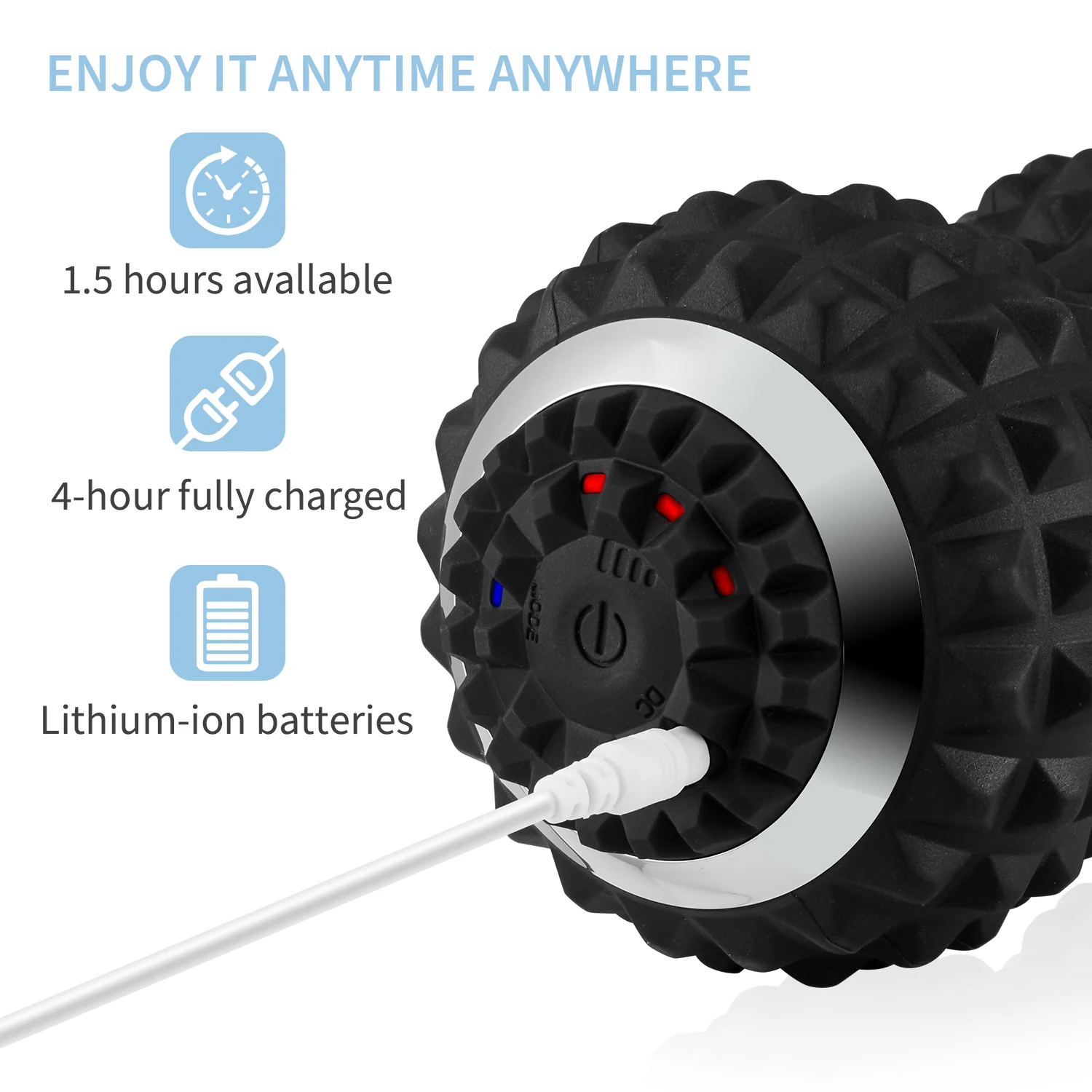 what is water lubricant used for Lifepro Velocity Vibrating Peanut Exercise Therapy Massage Ball Roller(Open Box) main image 0
