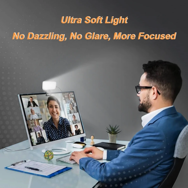 V01 Digital LED Fill Light Pocket Portable Fill Light Handheld Photography Photo Live Broadcast Selfie Lighting for Phone Camera