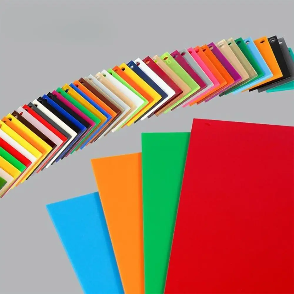 Custom Acrylic Color Sheets and Samples Variety