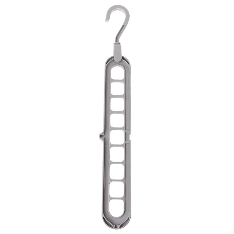 Premium 9-Slot Cascading Clothes Hanger Multifunctional Smart Closet Organizer Magic Space-Saving Wardrobe Hook Foldable PP