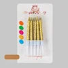 50 boxes of mixed-color gold-plated candles