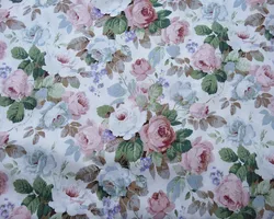 Оптовая продажа, цветочная ткань, хлопок, цифровой персонализированный