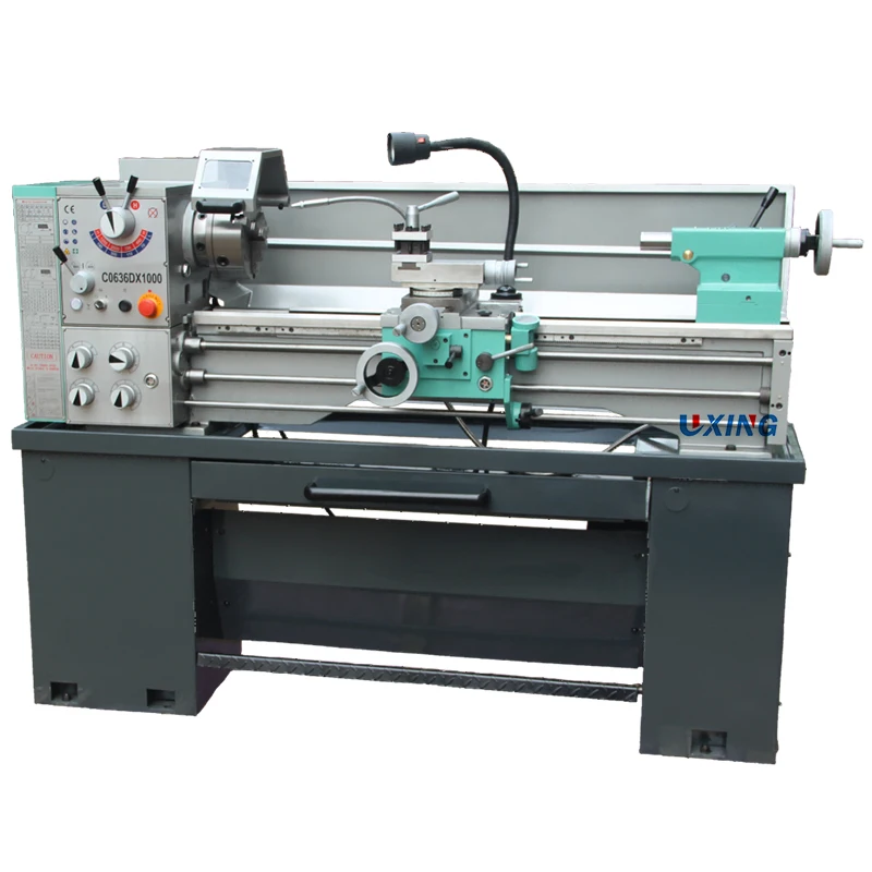 C0636A China 52mm Spindle Bore Small Bench Metal Cutting Lathe