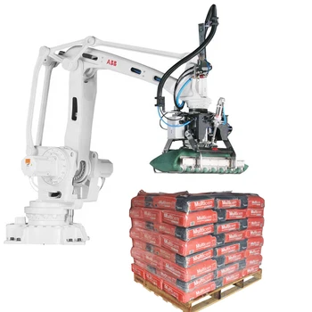 Automatic Robot Arm Palletizer Palletizing Robotic Price For Bag ...