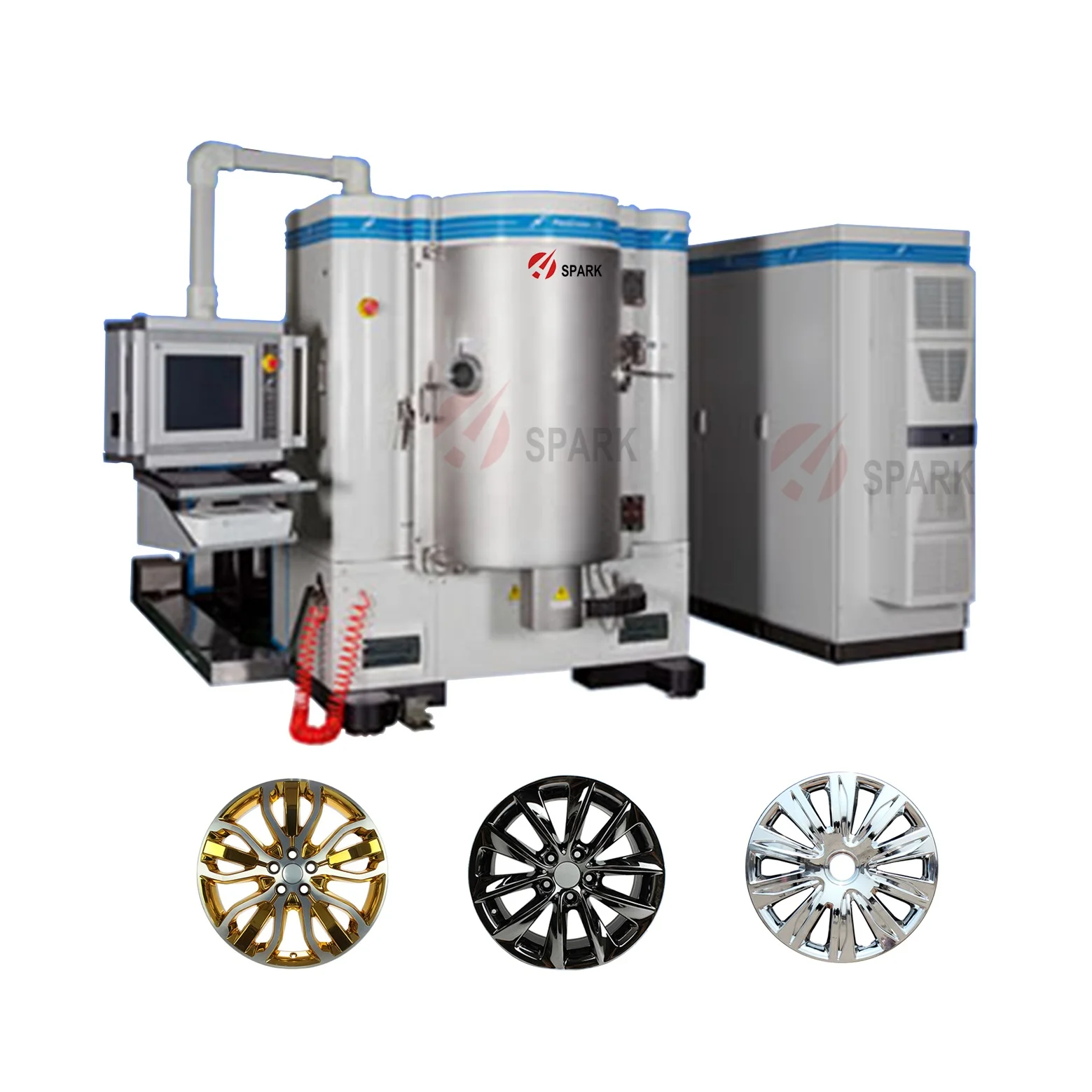 PVD Vacuum Coating Machine Sputtering  Diffusion Pump Roots Pump Holding Pump Magnetron Power Super Chrome Rose Gold Arc Ion ZrN