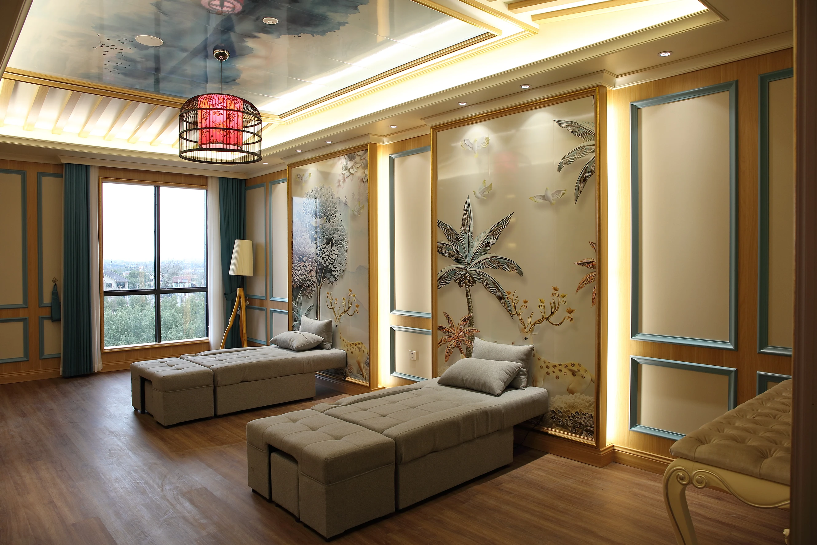 Waterproof Building Material 80mm-thickness WPC Wall Panel Partition Wall