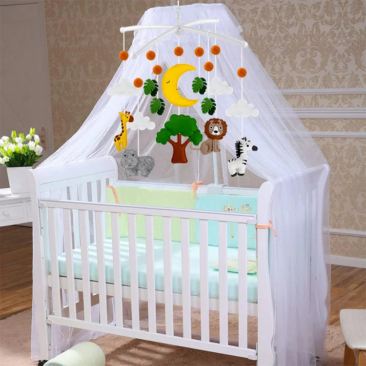 Войлочный Игрушечный мобильный телефон с животными на ощупь, детский подвесной мобильный телефон, игрушка для кровати, подарок для детей