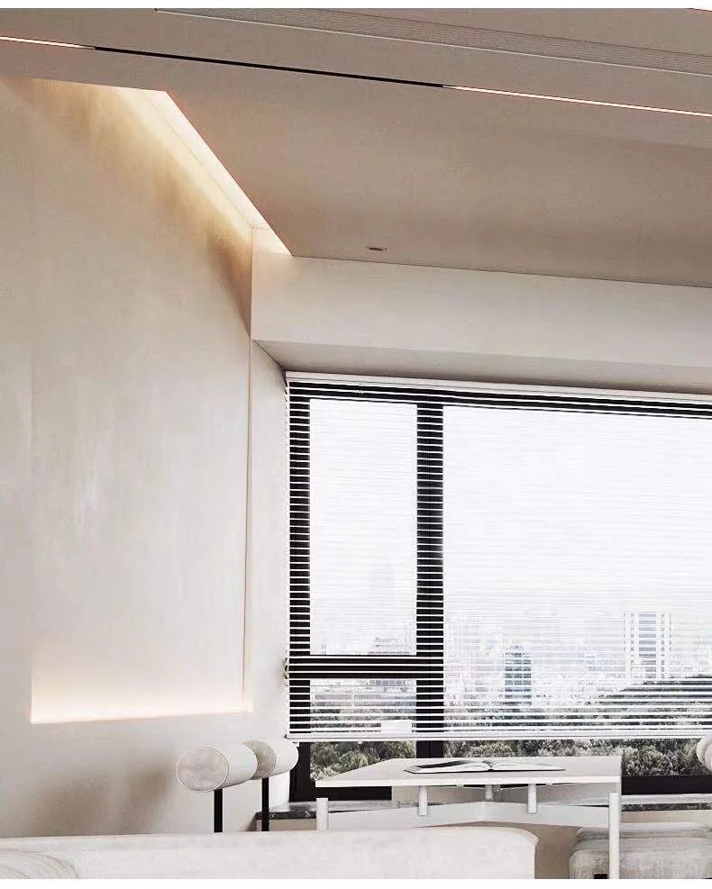 Factory New Design LED Light groove White Decorate Aluminum Led Profile 6063 White