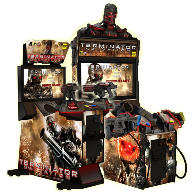 Arcade  Coin Operated Simulator Arcade Shooting Game Terminator Salvation Video Game Machine Equipment