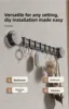 milk white suction cup 8-hook-removable hooks