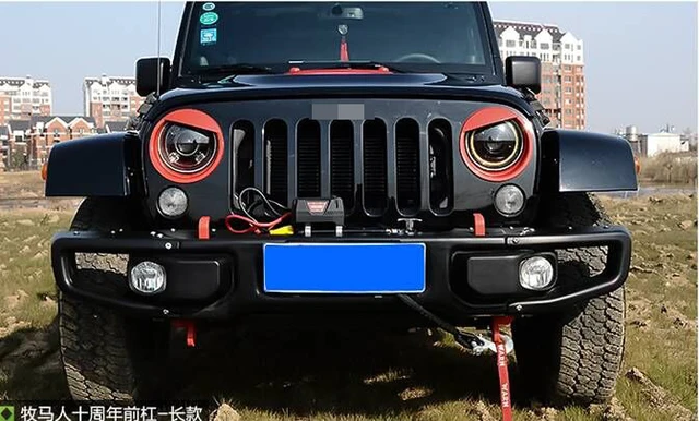 Lantsun J087 10th Anniversary Front Bumper For Jeep For Wrangler