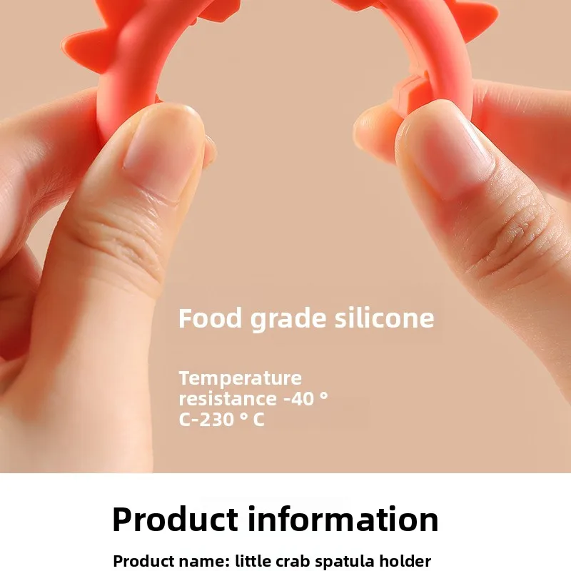 Silicone Spatula Holder with Anti-Overflow Soup Spoons Household Kitchen Stove Rack for Mobile Storage Pot Clips & Spoon Rests details