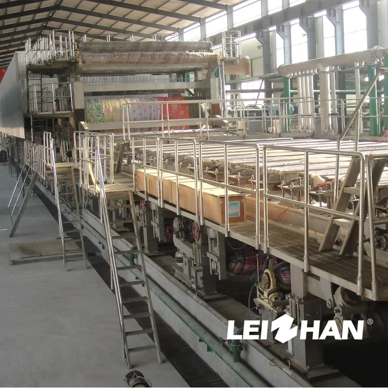 Waste Carton Box Recycling Equipment Corrugated Paper Making Machine