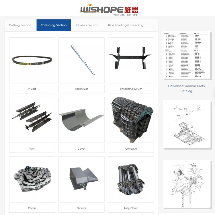 スペアパーツ用Dc70ヤンマーガイドトラック/ガイドクローラー