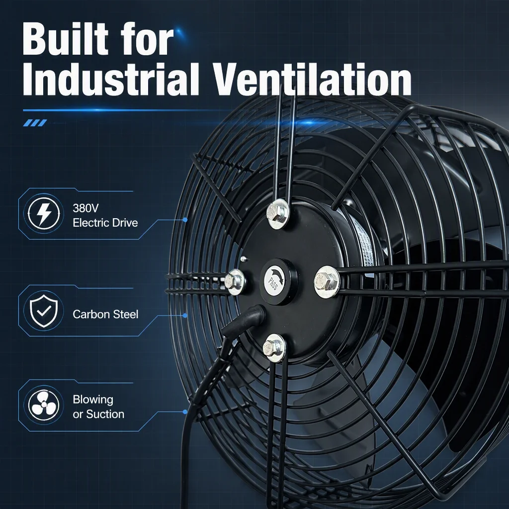 External Rotor Axial Fan, 85W, 220V, 380V - detail 4
