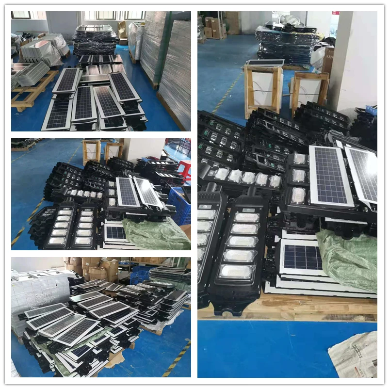 Popular 30W 60W 90W Outdoor Waterproof Ip65 Motion Sensor All  in One Led Solar Street Lights