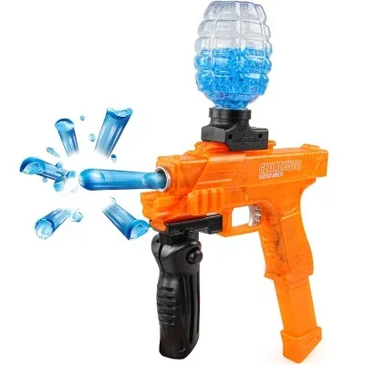 Водяной игрушечный пистолет «сделай сам» водяной гелевый для игр на открытом воздухе летняя игрушка пластиковая дальнего стрельбы детей DIY Модель