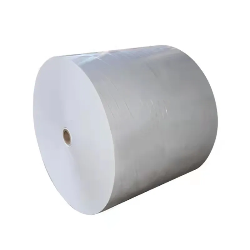Jumbo Roll Self Adhesive  Hot Melt 80g C1S Art Paper Waterproof Glassine Sticker for Label Printing