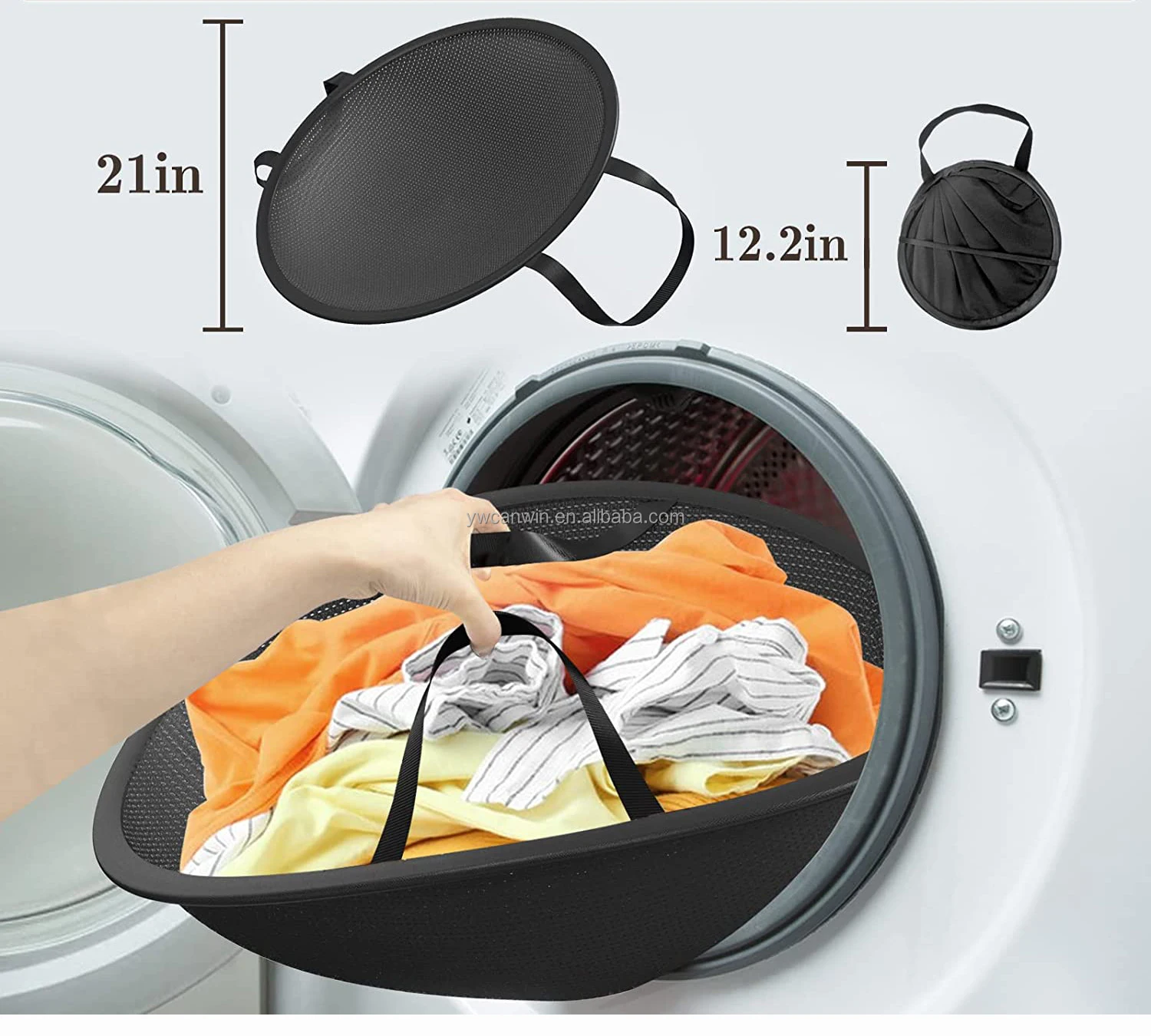 Foldable Laundry Basket Popup Laundry Basket Dryer Clothes Collector