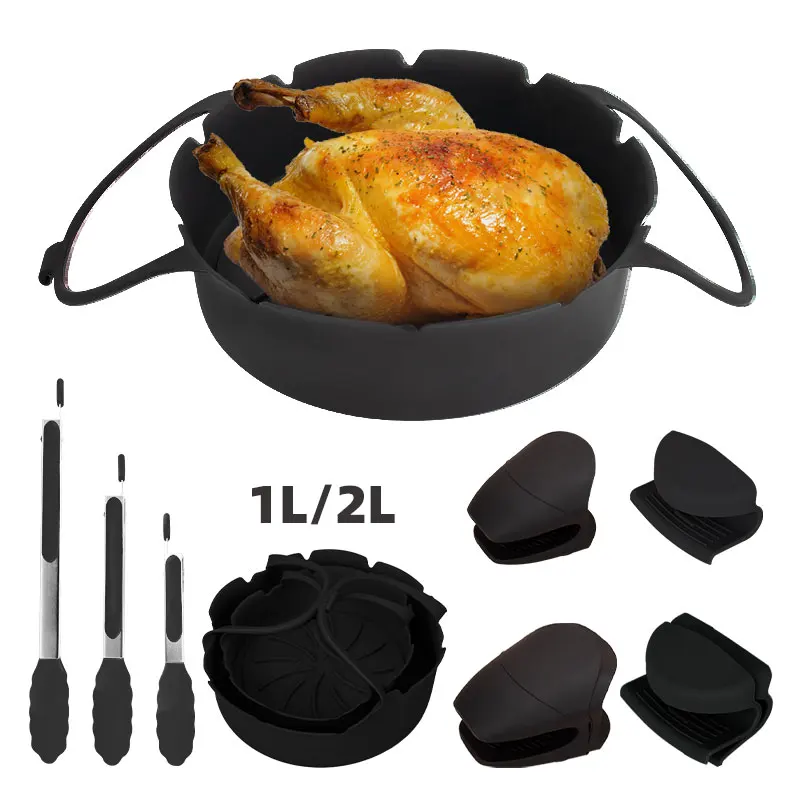 Buy Wholesale China Food Grade Silicone Air Fryer Liners Non-stick Air Fryer  Basket Silicone Pot Air Fryer Silicone Liners & Silicone Air Fryer Liners  Silicone Liners at USD 1.62