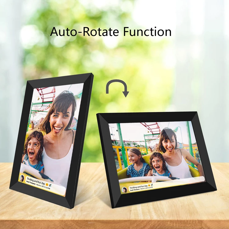 Large Stock 10  Inch IPS Exclusive Mould and Remote Download Free Mp3/mp4/picture/video Sexy Digital Photo Picture Frames