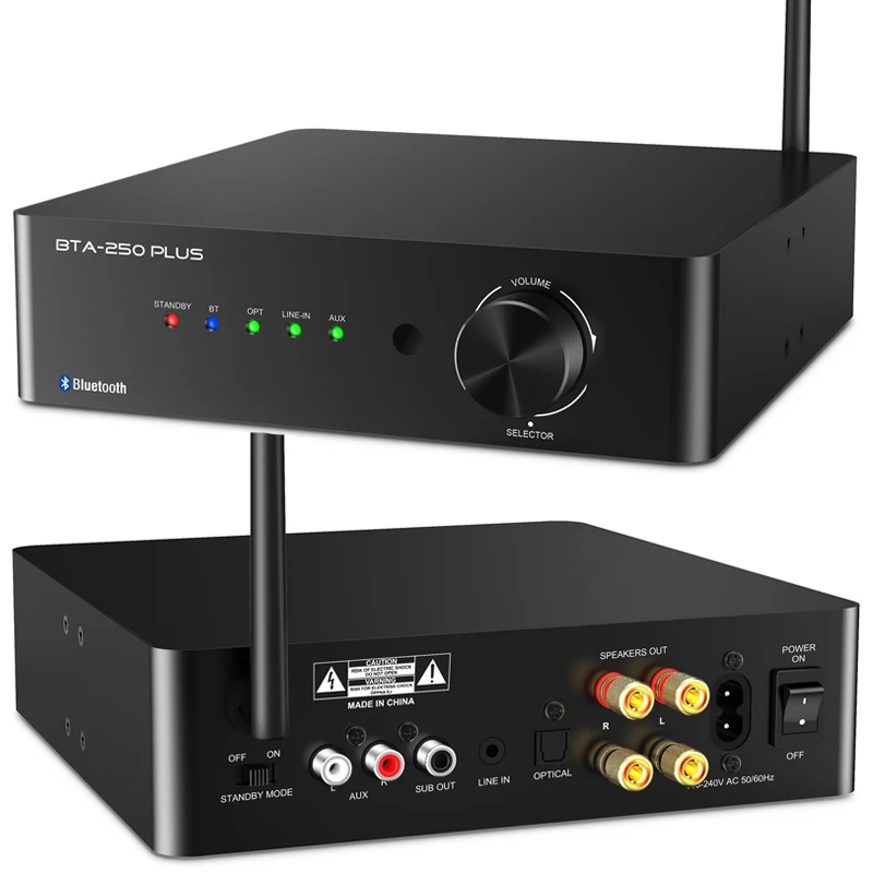 Class D 100 Watts Dual Channel Bt5.0 