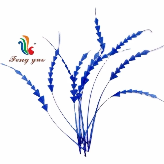 Полосатый петушиный чехол с перьями