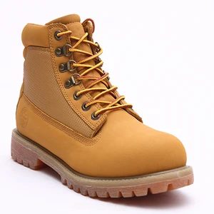 High Quality Factory Wholesale Price Safety Shoes Comfortable Hiking Boots for  Mens OutdoorYellow