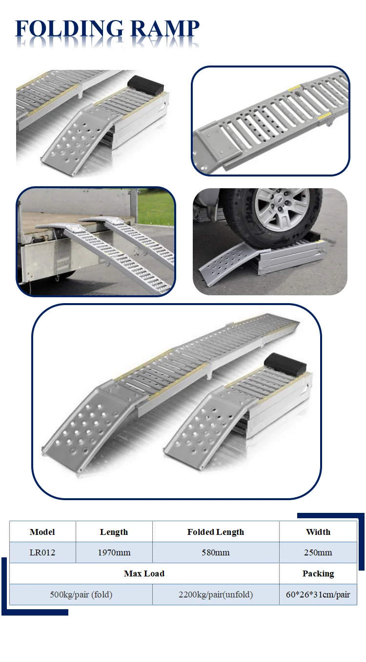 product portable dock aluminum folding motorcycle ramp-13