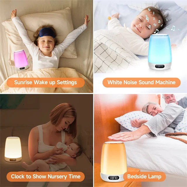 35 RGB Color Lighting for Baby Nursery Night Light Sound Sleep Machine Portable White Noise Machine