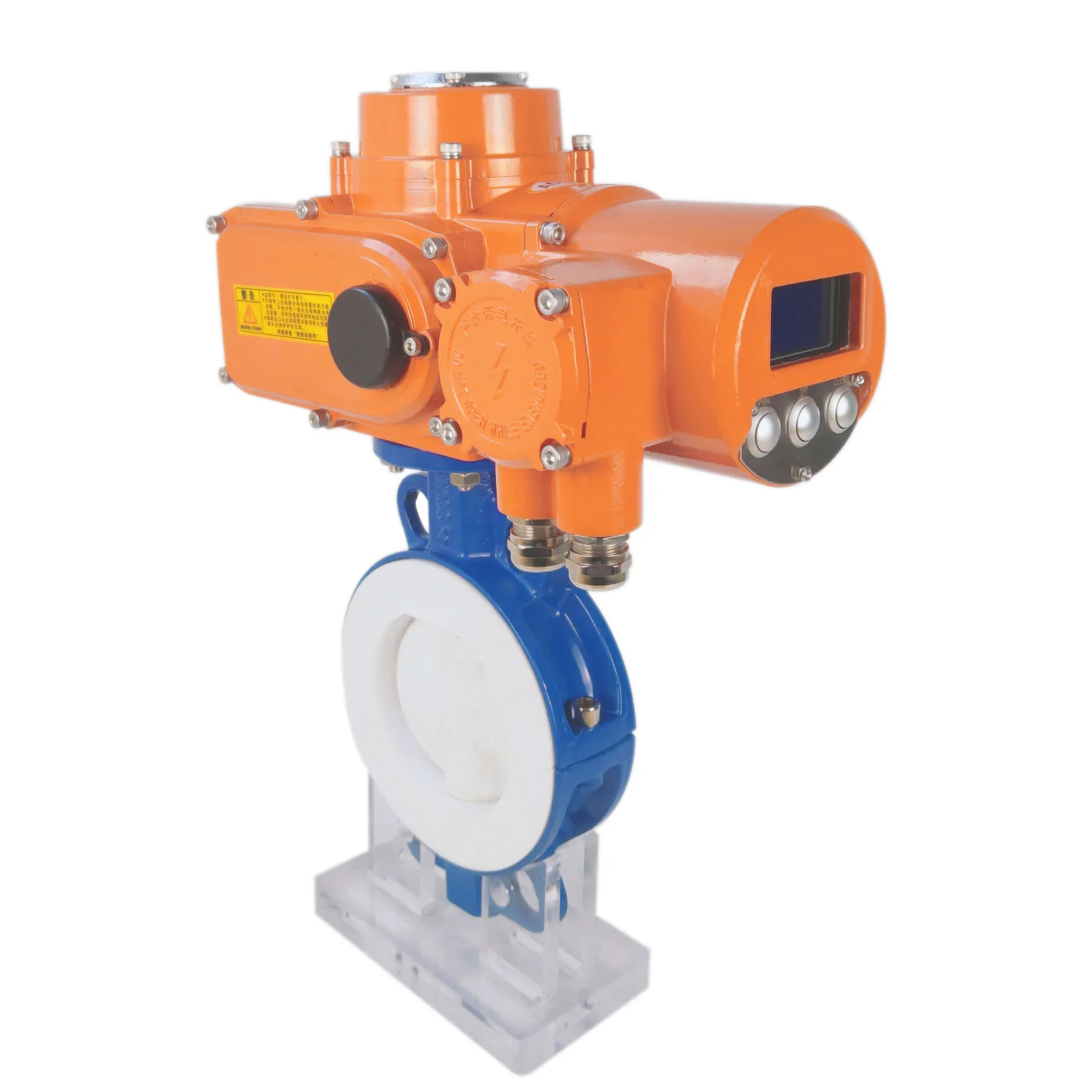 Serviceable butterfly Valve with Electric Actuator Rotary Actuator