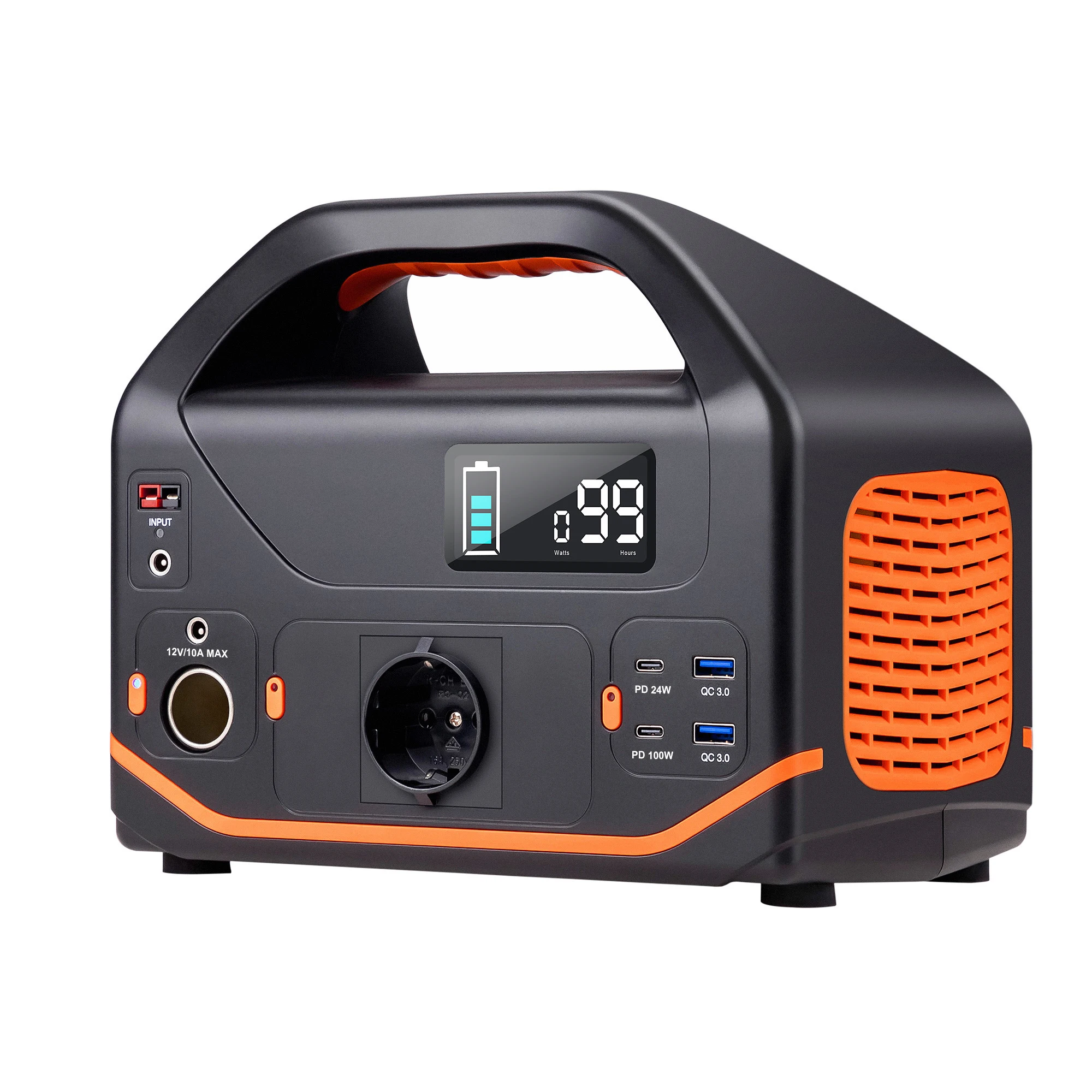 Portable Power Station 600w Ac Output Lithium Battery 555wh Emergency