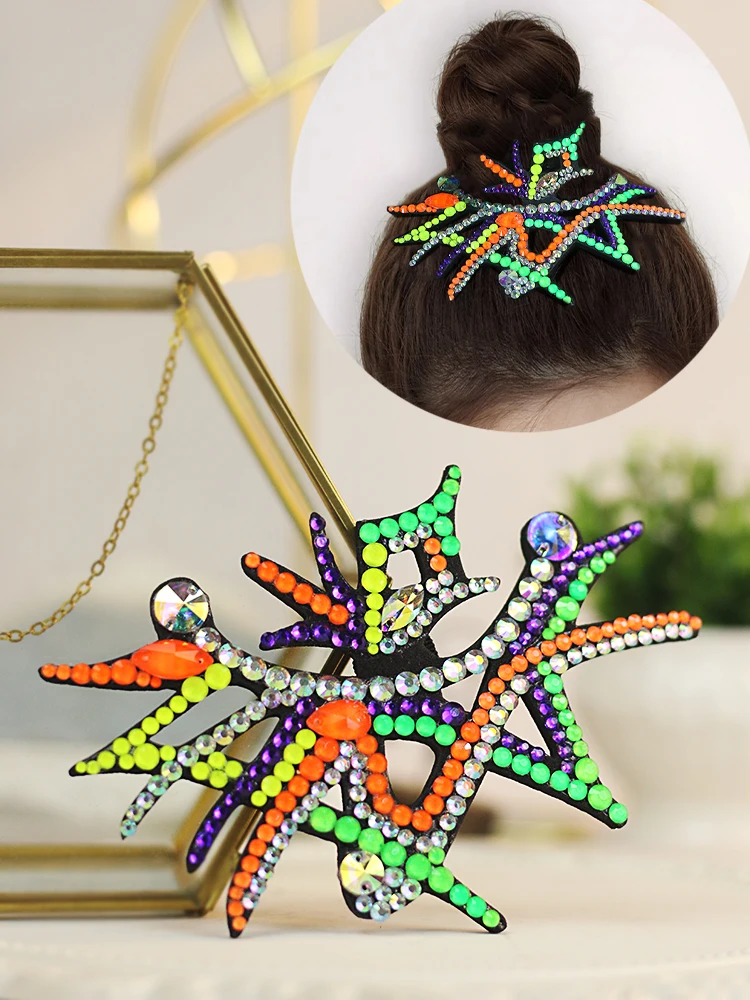 Rhinestone Hair Accessories for Rhythmic Gymnastics  display picture 3