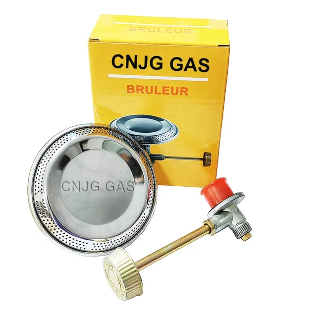 JG Cooking Mini LPG Natural Gas Burner Stove Stainless Steel Outdoor Gas Stove Burner Portable Single Burner Gas Stove