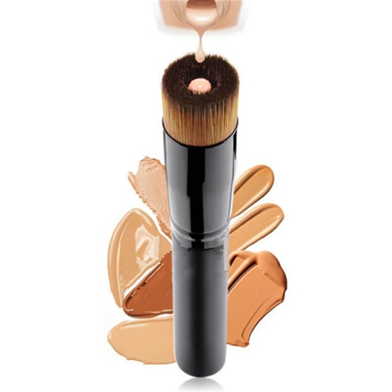 1PC Black Makeup Brushes Powder Concealer Powder Blush Liquid Foundation Face Make Up Brush Tools Pr