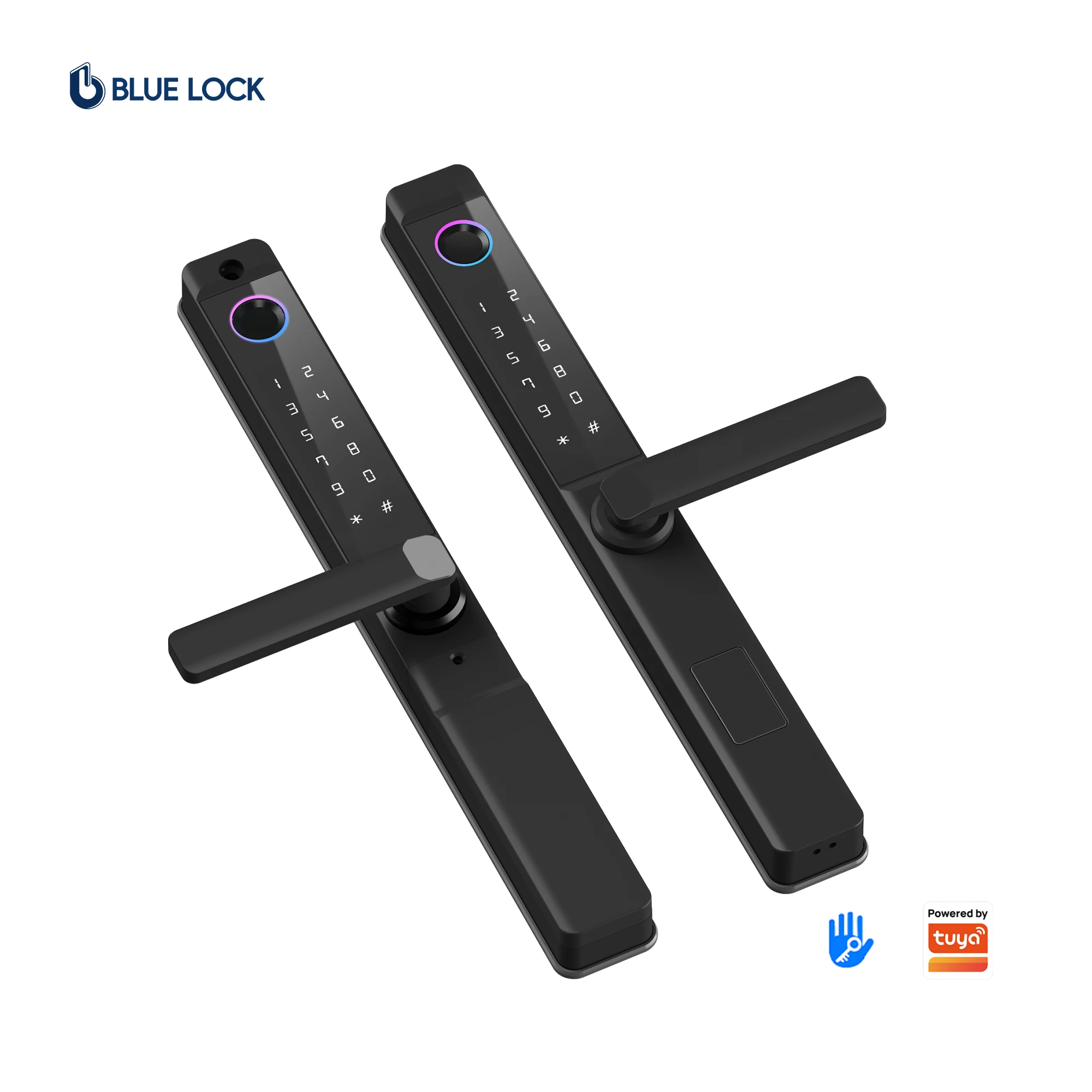 Bluelock TTLock Double-sided Waterproof 3085 Broken Bridge MortiseTuya Wifi Keyless Biometric Fingerprint Smart Door Lock