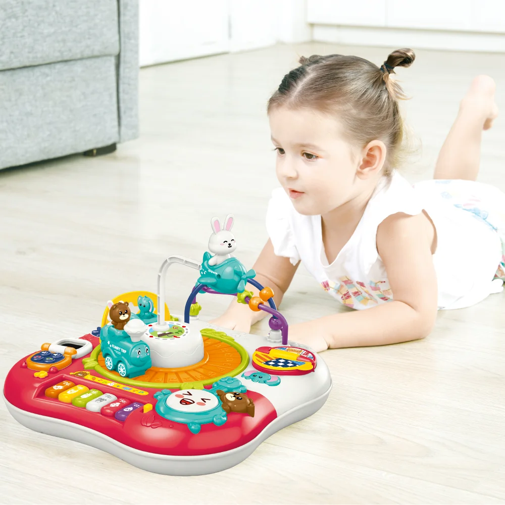 Wholesale Multifunctional 2 In1 Game Table Activity Desk Baby Infant Educational Study Toys