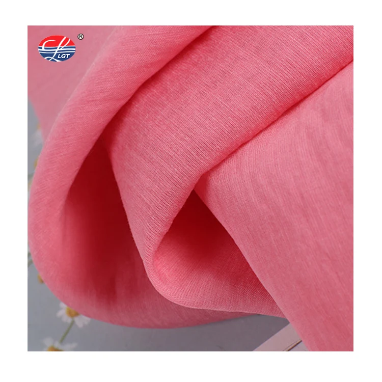 Однотонная окрашенная летняя ткань 70% lyocell 30% нейлоновая переработанная впитывающая для пижамных блузок