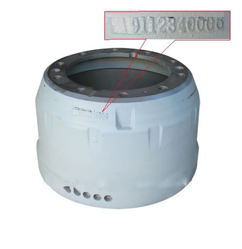 High Performance Howo Sinotruk Rear Brake Drum Replacement