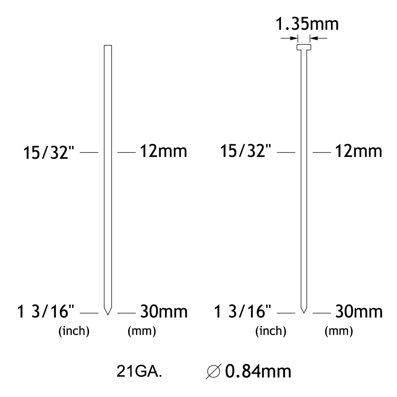 PT830FL Pin Nailer - Versatile 21 Gauge, Headless & Micro Head