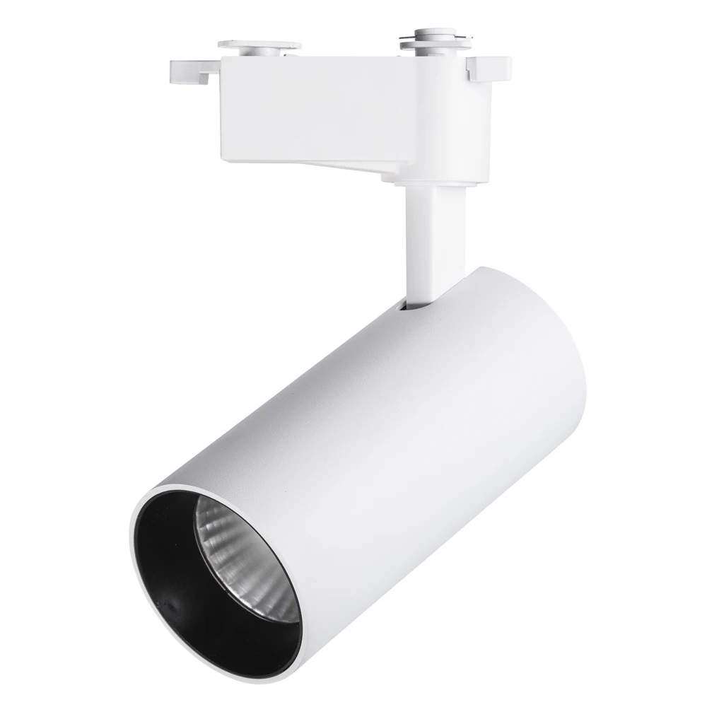 
 Выставочный зал, коммерческий автосалон, светодиодное точечное освещение 15 Вт 25 Вт 30 Вт, рельсовый светодиодный cob свет, led cob рельсовая лампа  