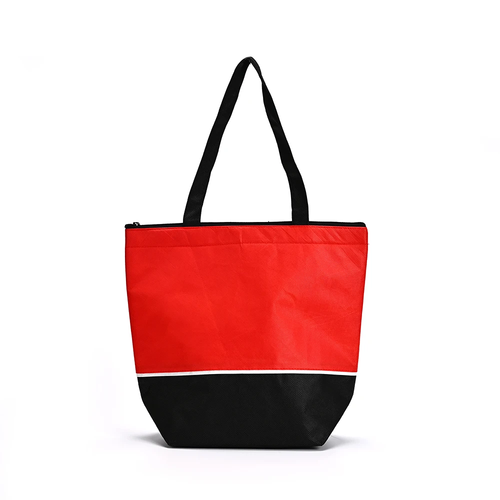 Custom Eco-Friendly Reusable RPET Material Foldable Tote Shopping Bag Fashionable Grocery Shopping Gift with Custom Logo manufacture