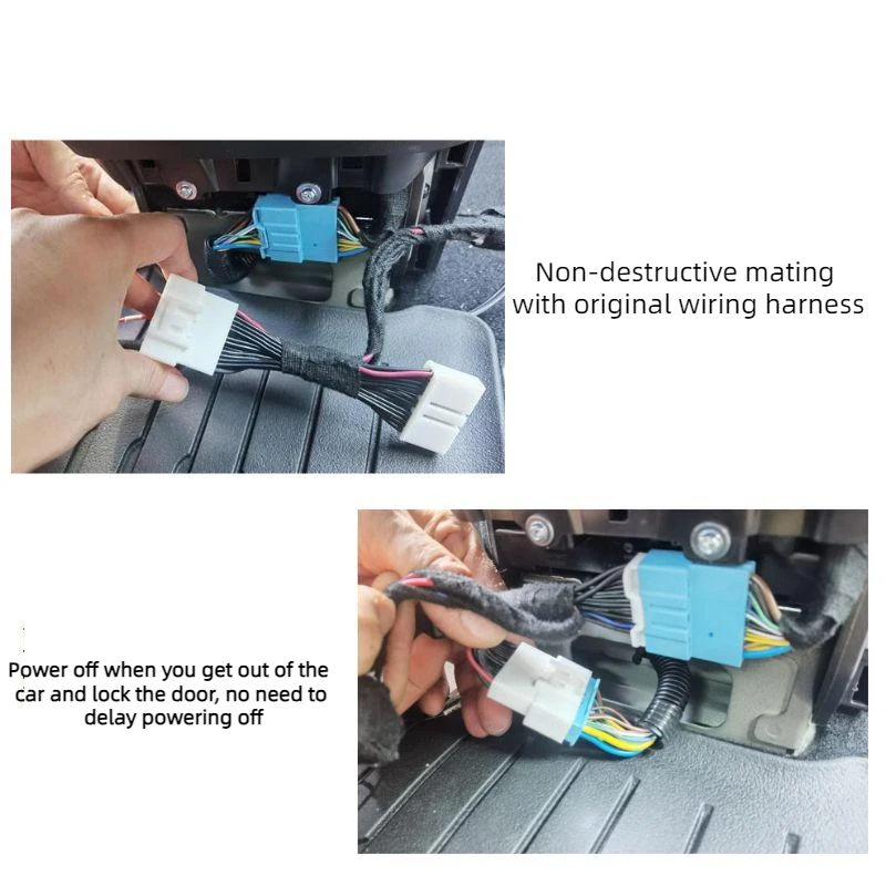 Tesla Model 3 Y Retrofit Non Destructive Wire Harness Cable for Power Supply With Relay Transformer