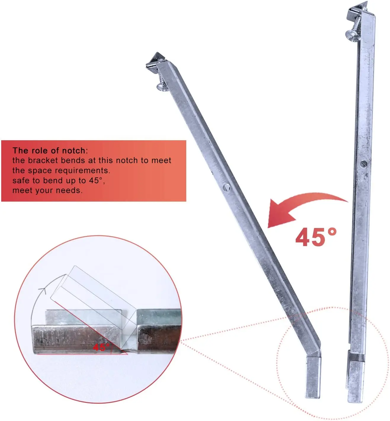 Adjustable Kitchen Sink Fixing Clips Triangle Bracket Hardware with Z Clip for Undermount Sink Installation