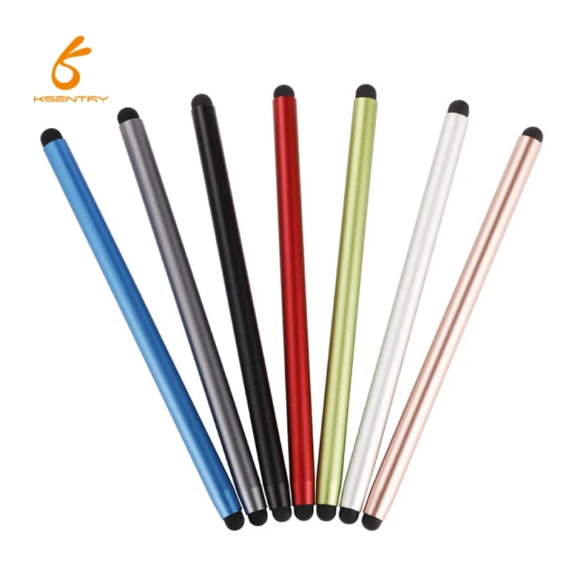 Stylo écran Tactile Pointe Fibre - Compatible Tablette Smartphone - Précision Glissement Facile - Portable - 14