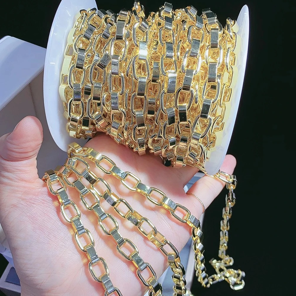 Source Cadenas de moda para joyería chapada en oro de 24 quilates, collar de cadenas cubanas m.alibaba.com